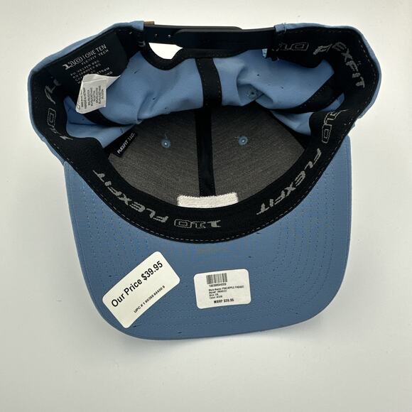 Travis Matthew Pineapple Parade Blue Golf FlexFit Tech 110 Stretch Snapback Hat - Picture 5 of 8